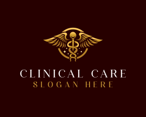 Clinical - Medical Caduceus Health logo design