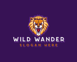 Wild Predator Lion logo design