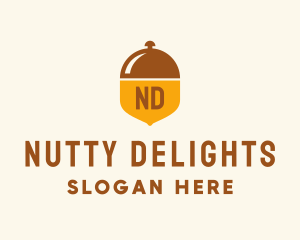 Nut - Acorn Nut Cloche logo design