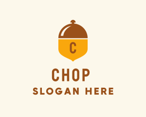 Acorn Nut Cloche logo design