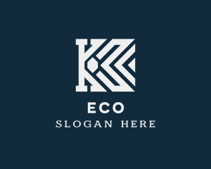 Premium Geometric Business Letter K Logo