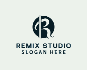 Stylish Boutique Studio Letter R logo design