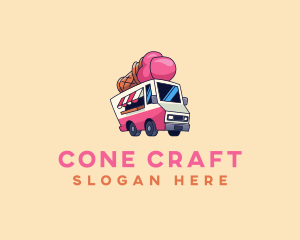 Ice Cream Truck logo design