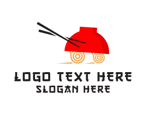 Dish - Ramen Food Cart logo design