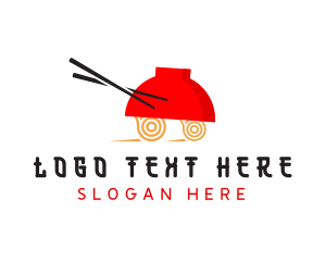 Gourmet - Ramen Food Cart logo design