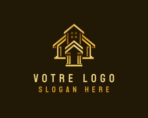 Premium House Roof Logo