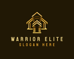 Premium House Roof Logo