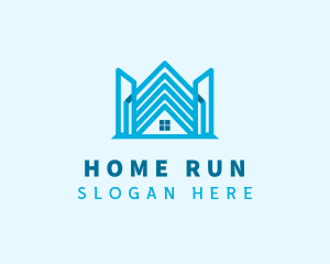 Home Apartment Realty logo design