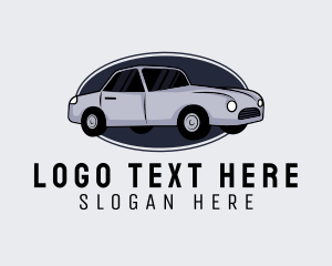Sedan - Simple Sports Car logo design