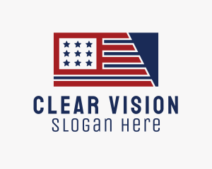 Politics Veteran Flag  Logo