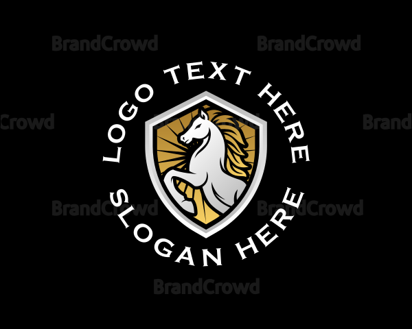Premium Royal Horse Logo