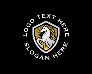 Pegasus - Premium Royal Horse logo design