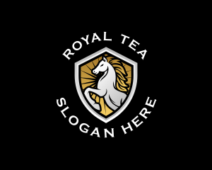 Premium Royal Horse logo design