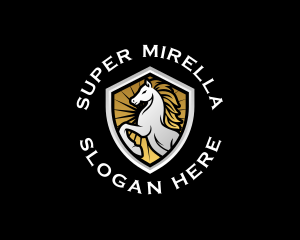 Signage - Premium Royal Horse logo design