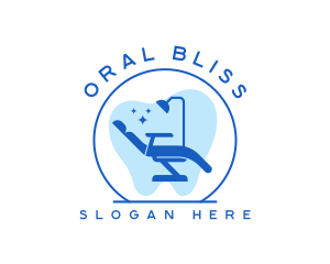 Oral - Dental Chair Dentist logo design