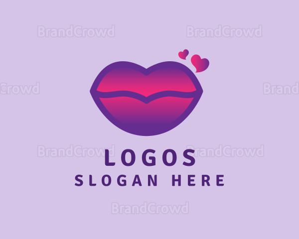 Beauty Heart Lips Logo