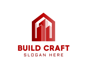 Gradient  Home Building logo design