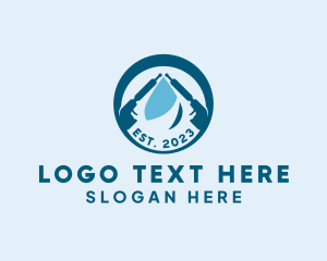 Washing - Power Wash Cleaning logo design