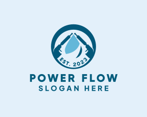 Power Wash Cleaning logo design