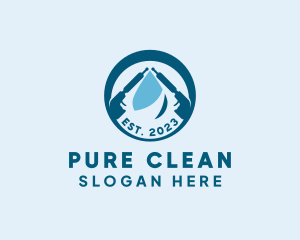 Power Wash Cleaning logo design