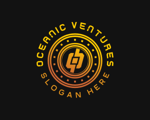 Digital Crypto Coin logo design