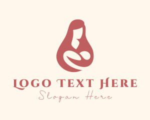 Breast Pump - Mother Baby Maternity logo design