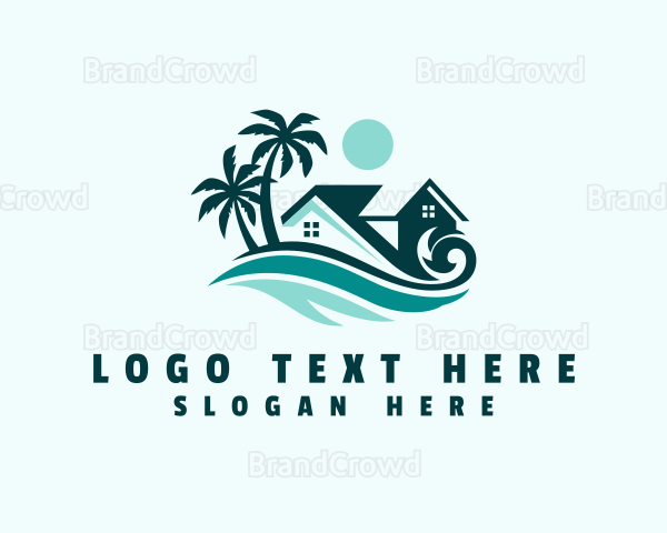 Beach House Property Logo | BrandCrowd Logo Maker