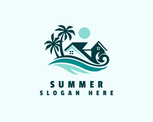 Beach House Property logo design