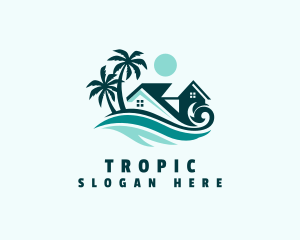 Beach House Property logo design