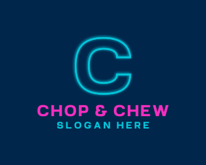 Neon Glow Club Bistro Logo