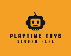 Toys - Robot Head Tech Toys logo design