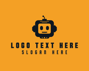 Educational - Robot Head Tech Toys logo design