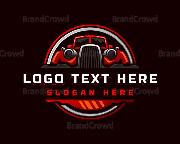 Retro Car Automotive Logo