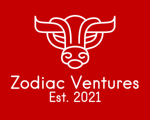 Zodiac - Abstract Bull Zodiac logo design