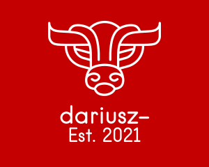 Esport - Abstract Bull Zodiac logo design