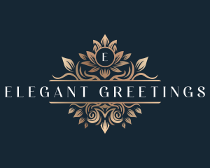 Elegant Flower Crest logo design