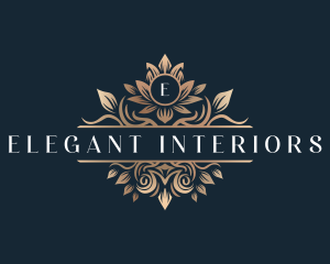 Elegant Flower Crest logo design