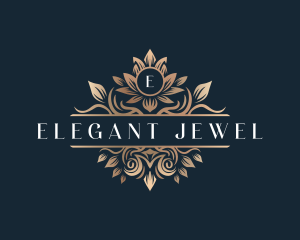 Elegant Flower Crest logo design