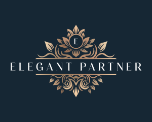 Elegant Flower Crest logo design