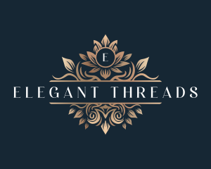 Elegant Flower Crest logo design