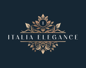 Elegant Flower Crest logo design