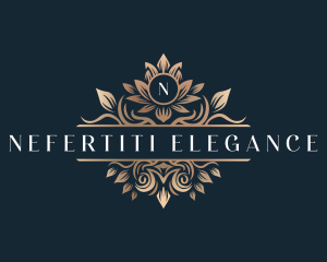 Elegant Flower Crest logo design