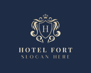 Luxury Crown Hotel  logo design