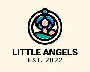 Baby Parenting Childcare logo design