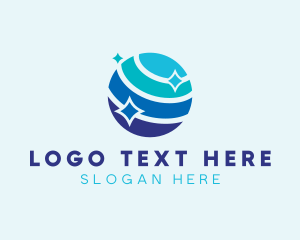 World - Globe Tech Company logo design