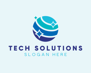 Globe Tech Company logo design