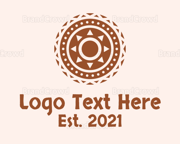 Tribal Aztec Pattern Logo