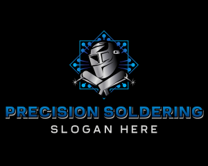 Soldering - Repair Machinist Welder logo design