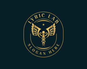 Hospital Medical Caduceus logo design