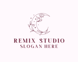 Moon Floral Studio logo design